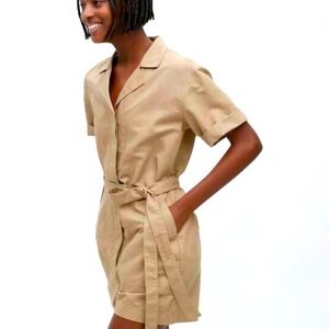 Uniqlo Khaki Romper